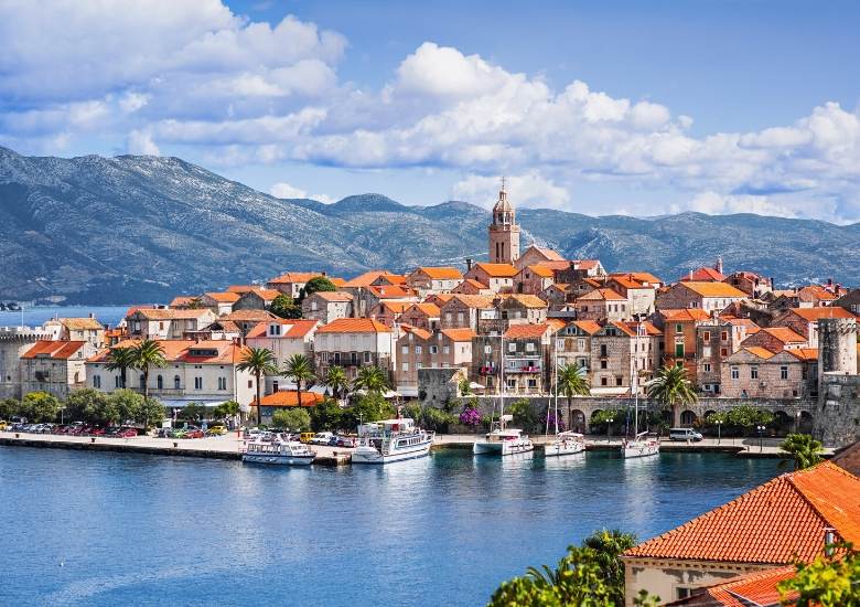 View of Korcula Old Town